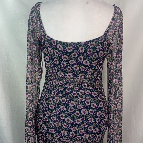 Altar'd State Floral Long Sleeve Bodycon Dress- NWT - Picture 10 of 16